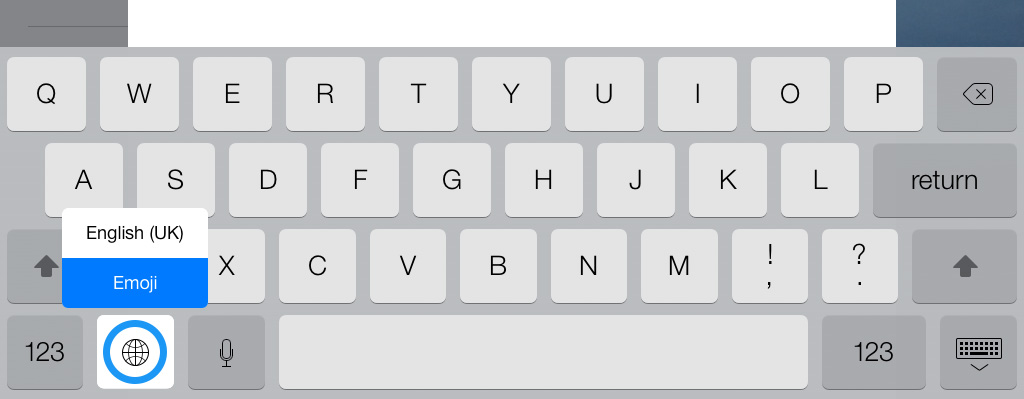 square root on iphone keyboard